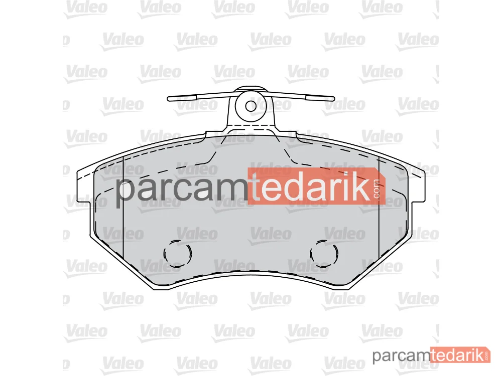 VALEO 670252 | Fren Balatası — VW Golf III, Audi 80 B4, VW Passat B3/B4